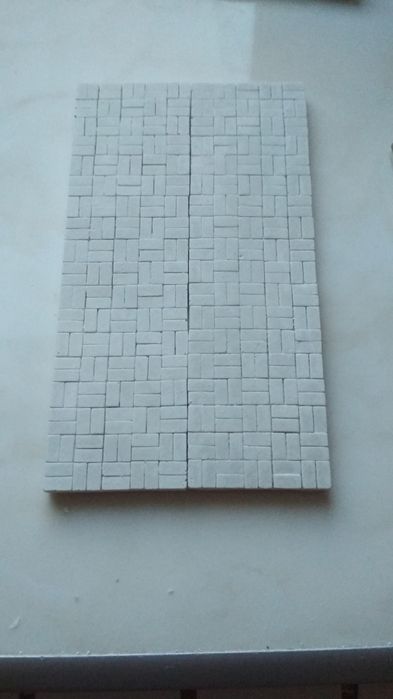 Матеріали для діорама: паркані плити, тротуарні доріжки, бруківка