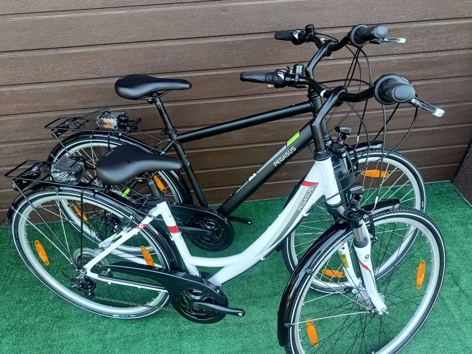 Rower Pegasus 28" 3x7 Shimano Amortyzator Dynamo LED Męski Damski Nowy