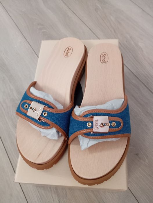 Klapki drewniaki Scholl Pescura Iconic