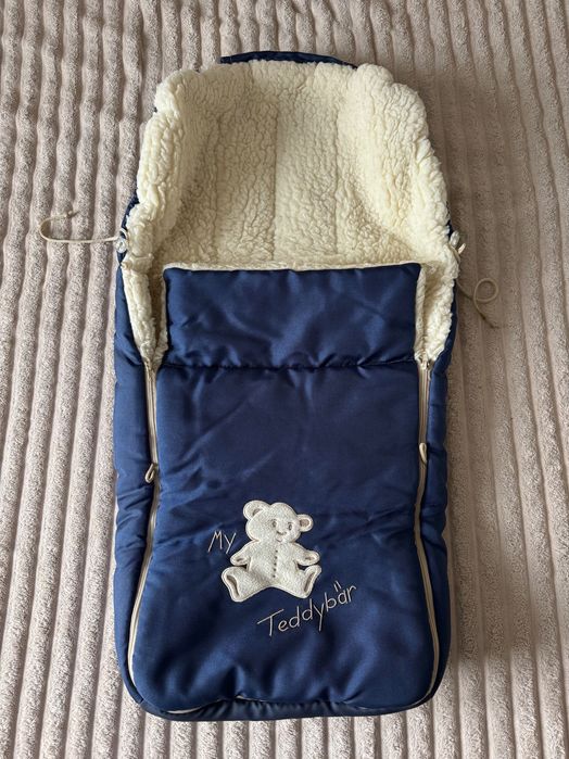 Зимовий конверт / футмуф на овчині