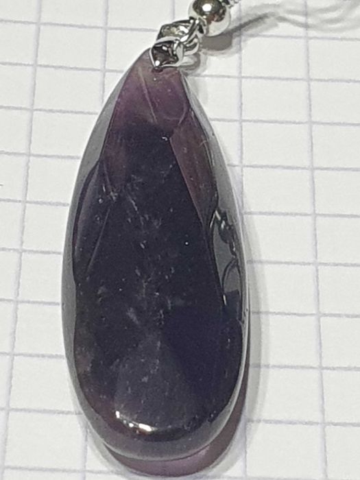 piękne okazałe kolczyki z ametystu - otwarte posrebrzane bigle