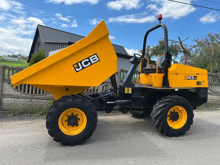JCB Wozidło Budowlane | JCB 6T FT | 6 Ton | Prosty Wysyp | 4x4 | 6000 kG | Stan IDEALNY | 2300 MTH |  | Sprowadzone | 2016 Rok | ausa thwaites terex ta6 | 6 Tonowe |