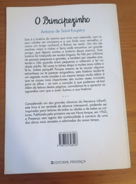 Livro "O Principezinho" de Antoine De Saint-Exupéry