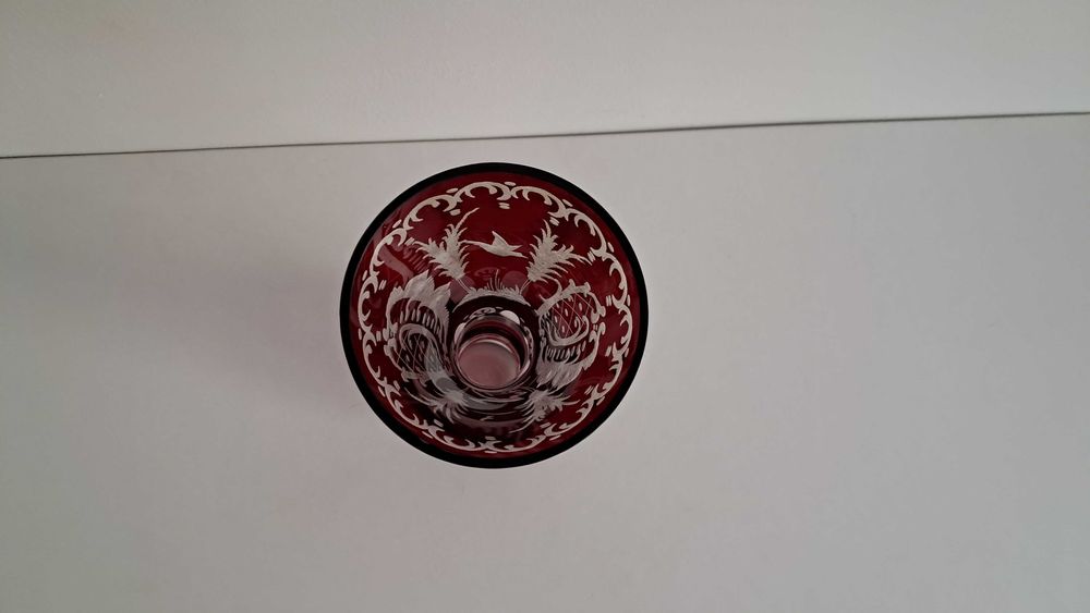 Wazon Rubinowy Bohemia