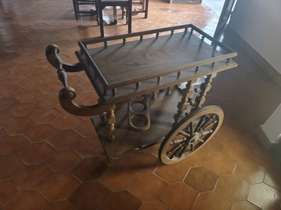 Carrinho de chá rustico