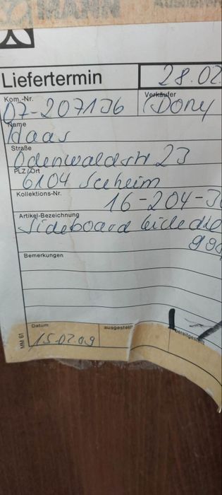 Komoda drewniana z Niemiec