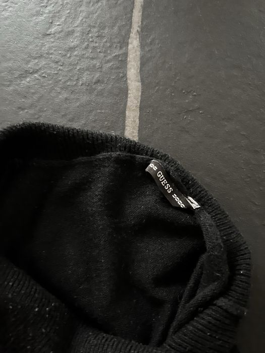 GUESS black WOOL/wełna golf L – minimalizm & elegancja