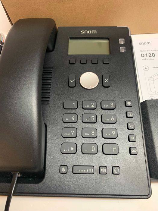 Snom D120 IP Telefon IP 2 identyfikatory SIP PoE