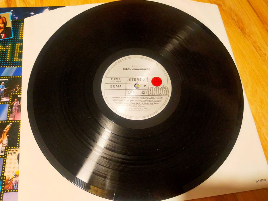 Hit Sommernacht - Compilation 2LP m.in Peter Schiling, Boney M., Falco