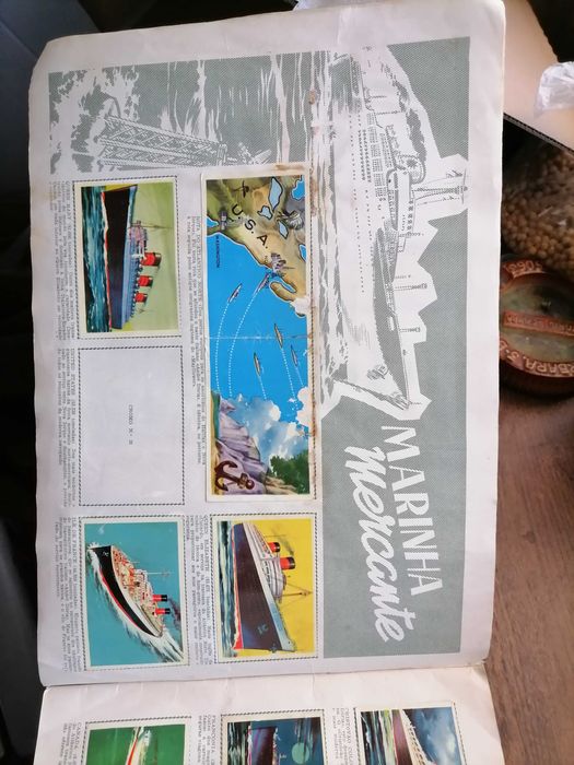 Caderneta Cromos NAVIOS E NAVEGADORES