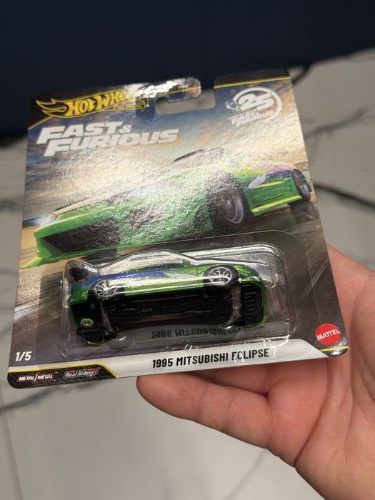 Hot Wheels Premium 1995 Mitsubishi Eclipse CHASE 25 yrs Fast & Furious