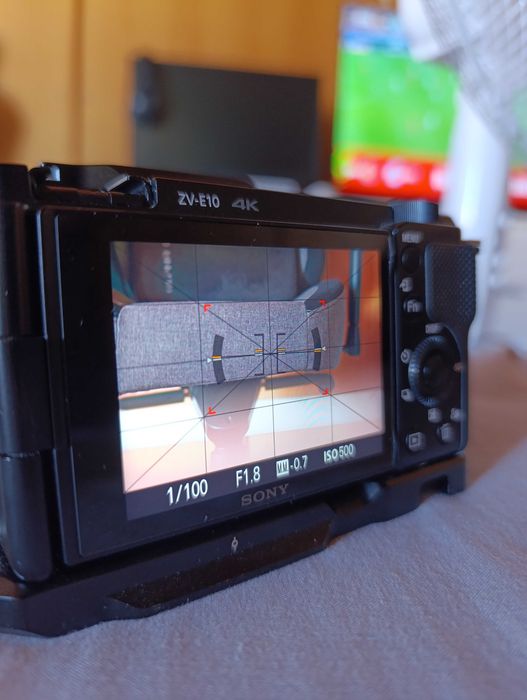 Sony Zve10+lente 50mm f1.8