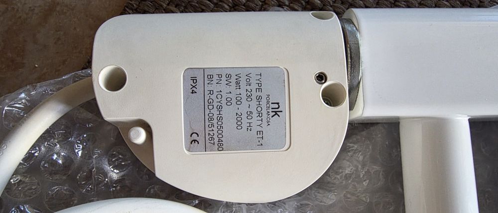 Radiador eletrico para Wc