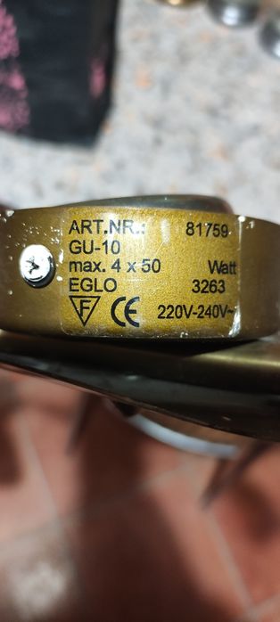 Lampa sufitowa halogen led