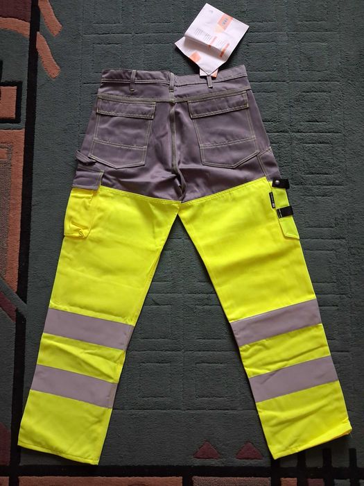 Odblaskowe spodnie robocze
