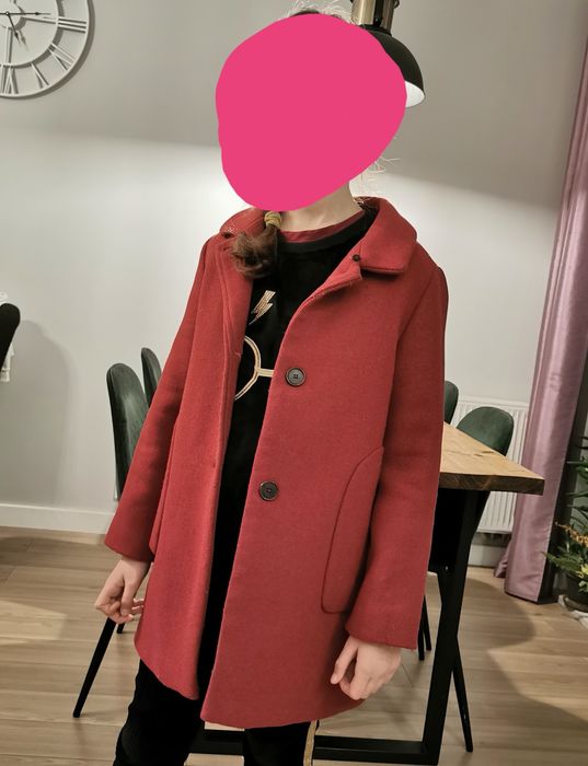 Płaszczyk wełniany Zara 152