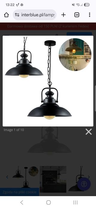 Lampa do kuchni/ jadalni