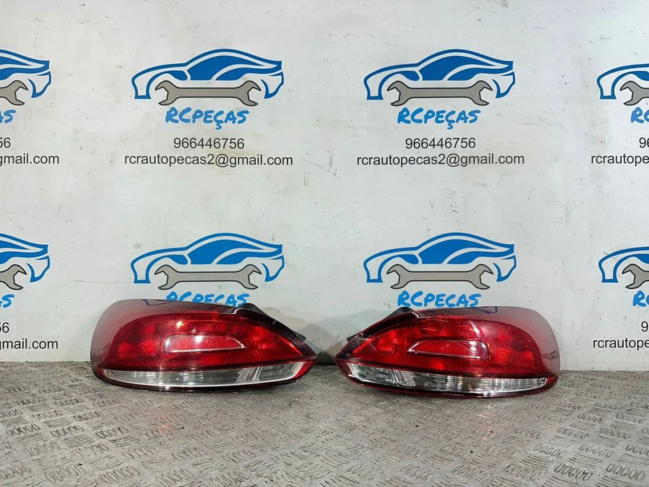 .Conjunto Farolins Tras Traseiros Esquerdo Direito Originais VW Volkswagen Scirocco 2008 - 2017