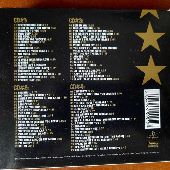 CD (audio) Roxette - Greatest Hits (4 CD)