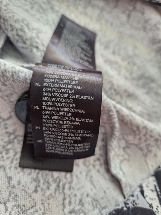 Marynarka żakiet H&M 38 M cętki panterka