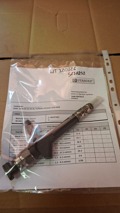 Wtryskiwacz Mazda 2.0Citd Denso Rf7J13H501 Wydruk