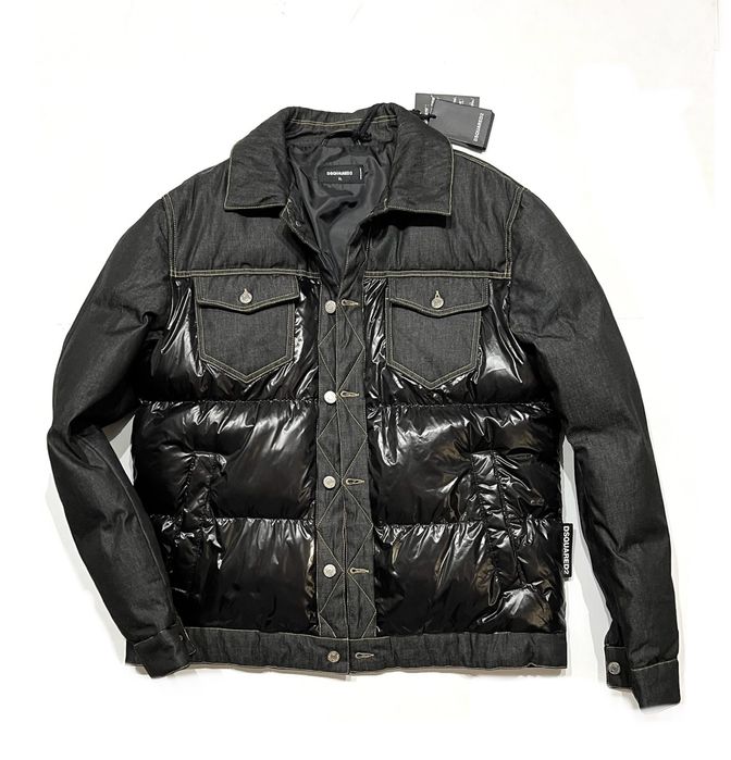 Kurtka Dsquared2 pikowana D2 ocieplana