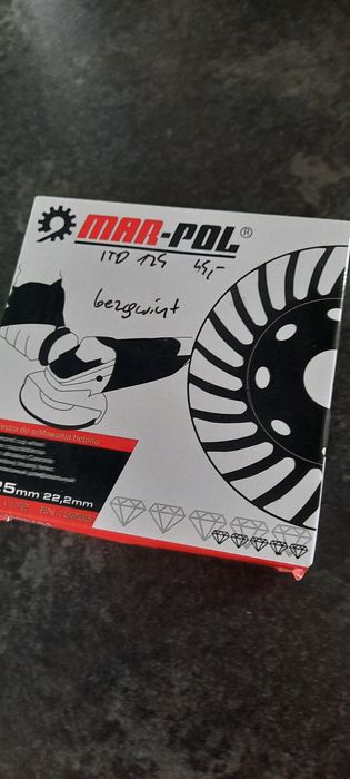 Tarcza do szlifowania betonu 125 mm