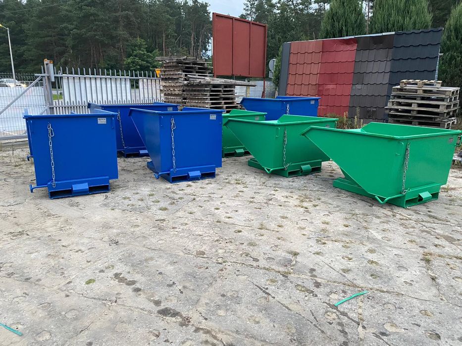 Koliba do wózka widłowego pojemnik 1,5 m3 szeroki