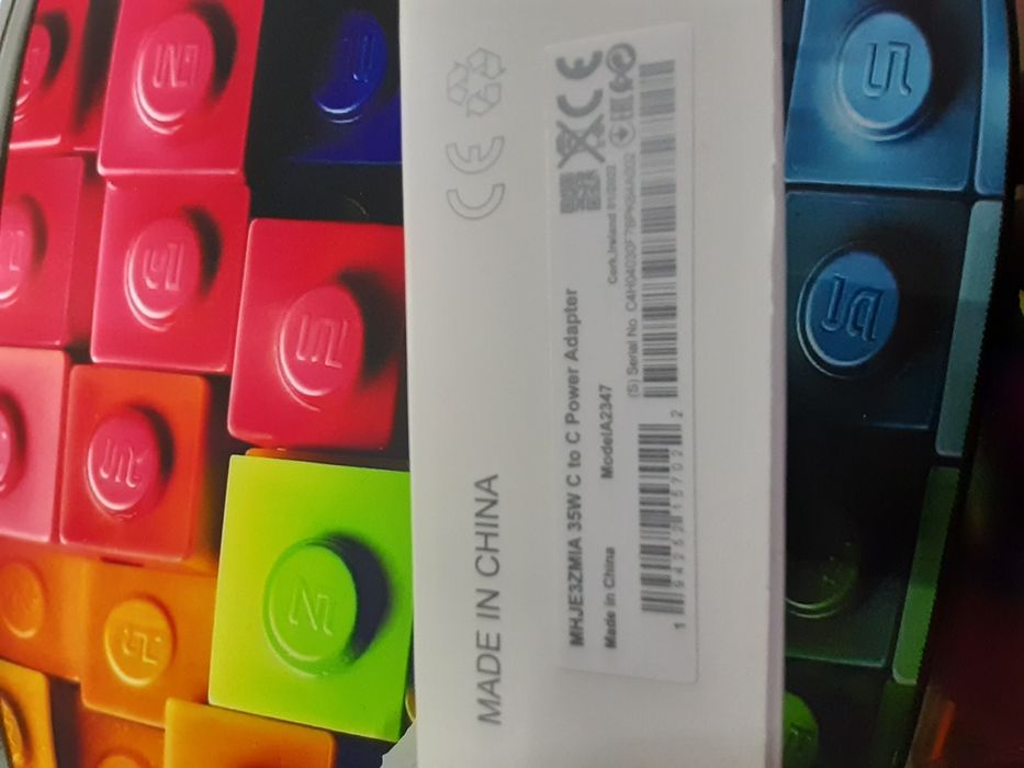 Блок живлення Apple 35W USB-C +C Power Adapter (A2347)