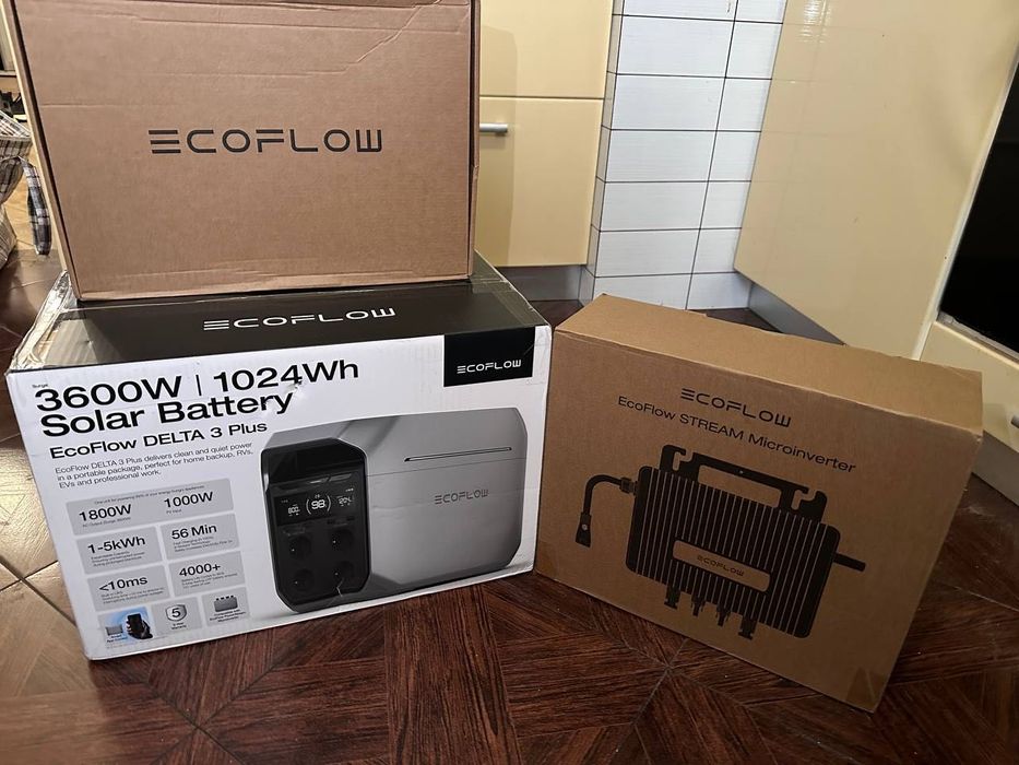 Нова EcoFlow DELTA 3 Plus + Мікроінвертор + Сумка
