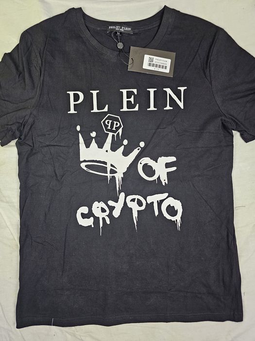 Koszulka męska tshirt Philipp Plein krótki rękaw czarna M-XXL