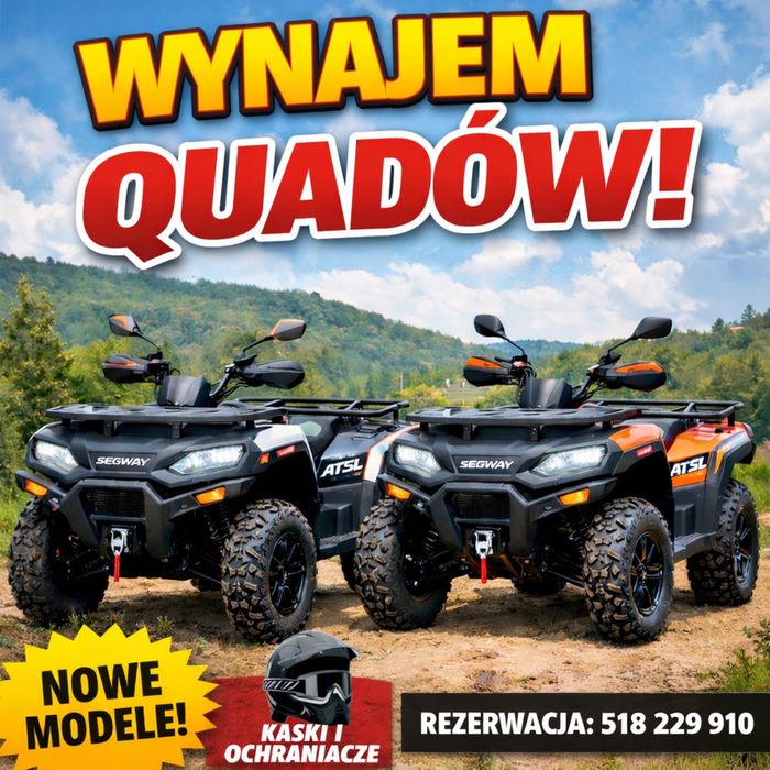 Przygoda na Quadach 4x4 – Wynajem | Dowóz | Wynajem quada | Wynajmij