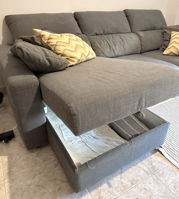 Sofá IKEA - Chaise longue c/arrumação
