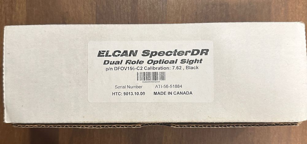 ELCAN SpecterDR 6x/1.5x Dual Role Optical Sight calibration 7,62 Black