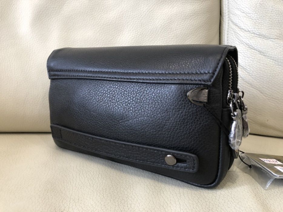 HT Leather Барсетка Мужская сумка из натуральной кожи Кожаная сумка