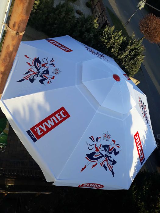 Parasole ogrodowe 5,5m duże kompletne