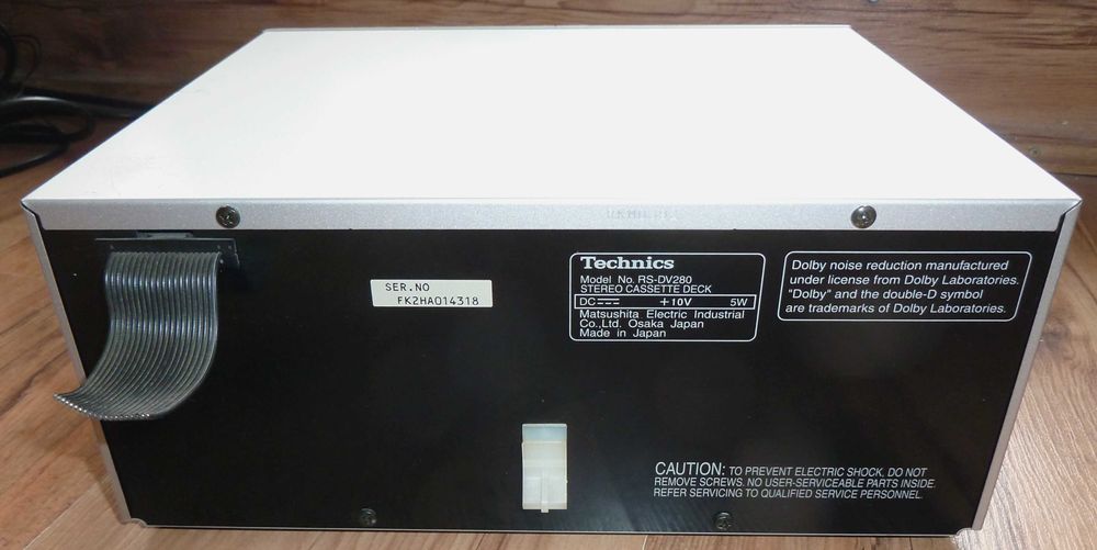 Technics RS-DV280 magnetofon 2 kasetowy Made in Japan - TYLKO Wrocław