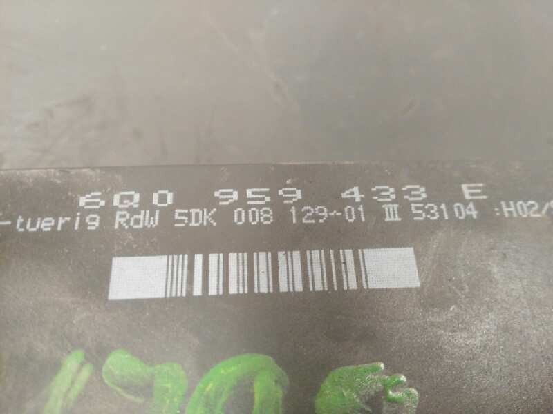 CENTRALINA FECHO SEAT CORDOBA 2002 -6Q0959433E