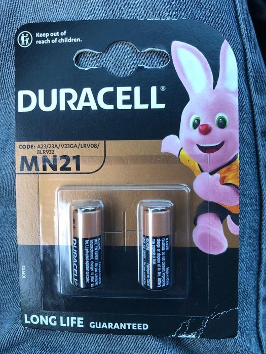 Pilhas Duracell Alkalinas Long Life MN21