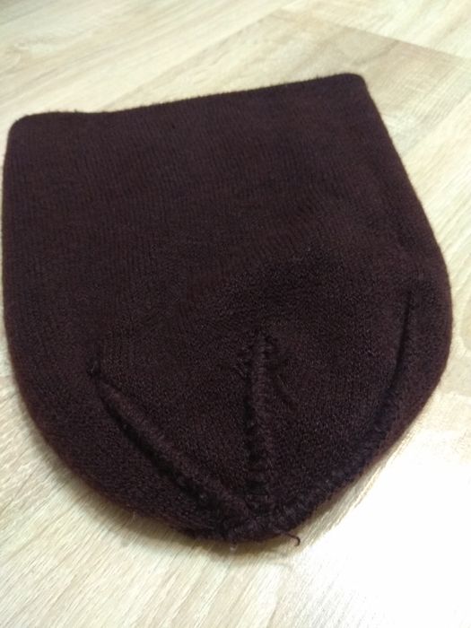 Reserved Ciemny Burgund Czapka Unisex