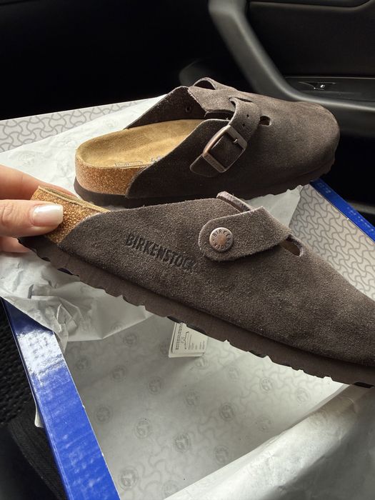 Шльопанці із колекції Birkenstock boston біркеншток, клоги, сабо.