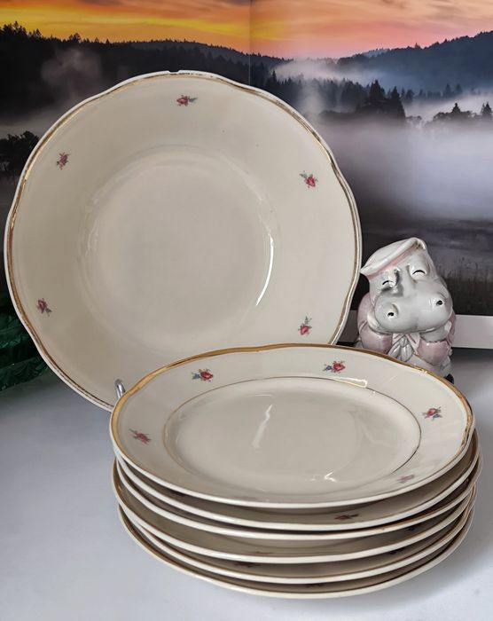 Serwis obiadowy Chodzież piękny stary porcelit