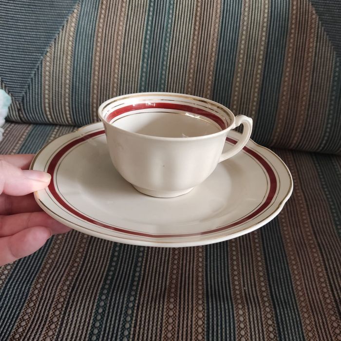 Filiżanka Chodzież z talerzykiem 19 cm