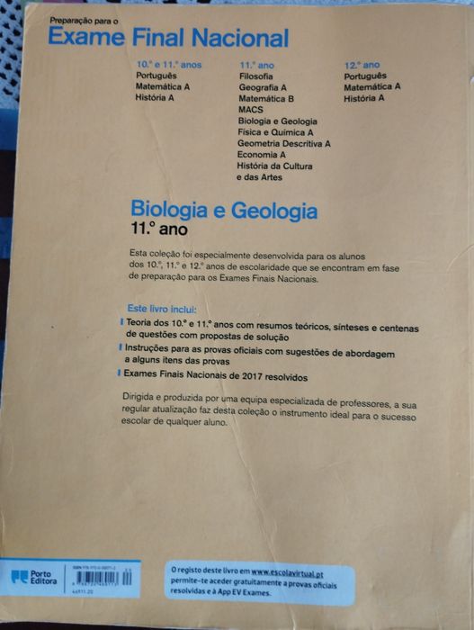 Livro exames  11° geologia e biologia