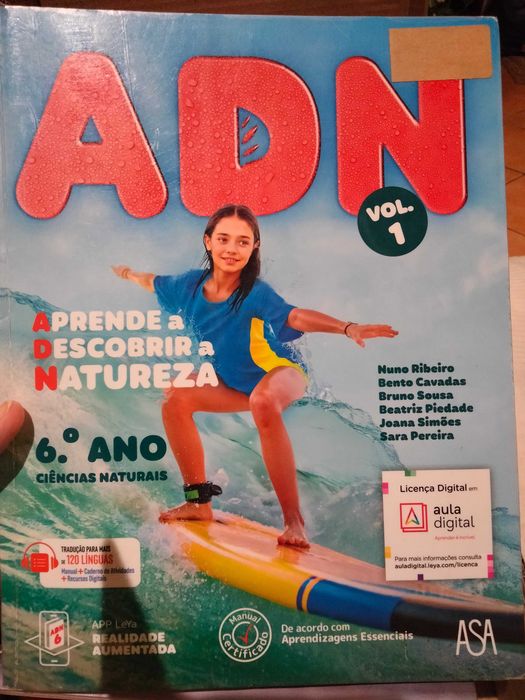 ADN 6 ano  manual e caderno de exercícios