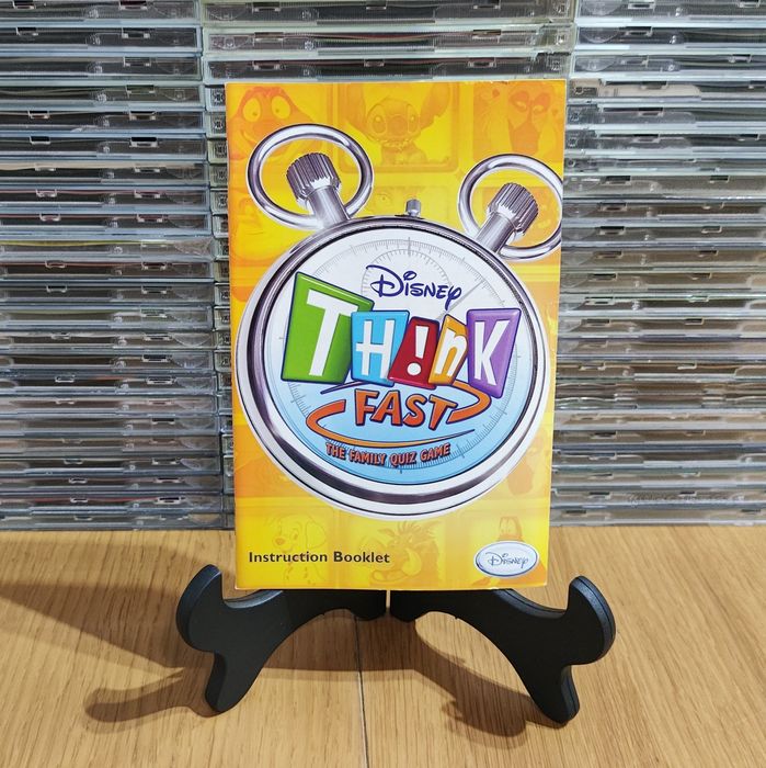 Disney Th!nk Fast Manual Original PS2