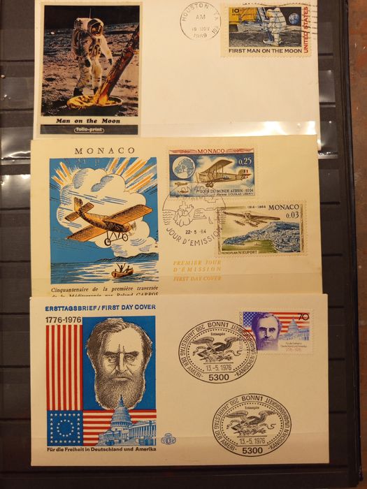 Zestaw starych koper USA,Monaco itp.