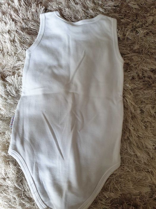 Białe body np. do chrztu w rozmiarze  80