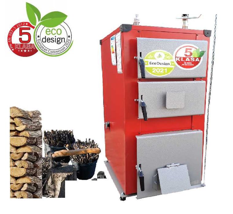 Piec Kocioł na Drewno Węgiel 5 KLASA 18kw do 220m2 Producent Dostawa