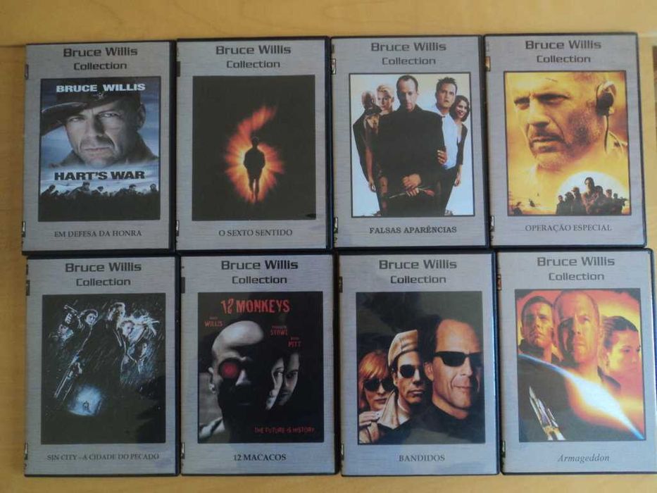 coleção dvd Bruce Willis